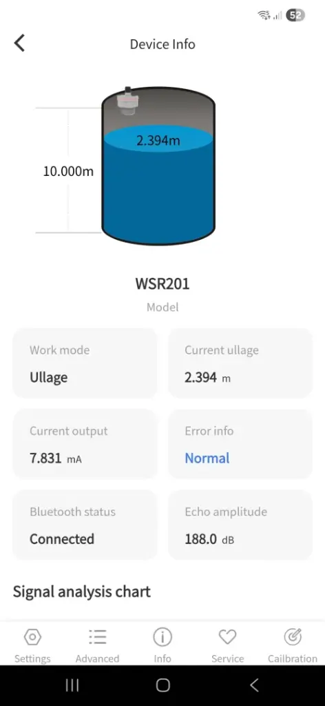 WSR201 60G Medidor nivel radar app main.webp