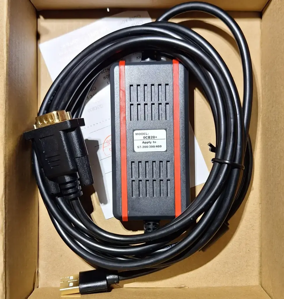 SIEMENS 6ES7972-0CB20-0XA0 6GK1571-0BA00-0AA0 Cable programador back.webp