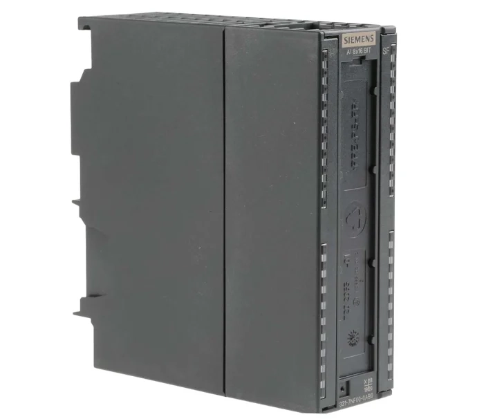 SIEMENS 6ES7331-7NF00-0AB0 S7-300, módulo de entradas analógicas SM 331, aislado galvánicamente, 8 AI, resolución 16 bits (55 ms), +/-5/10 V, 1-5V, +/-20mA 0/4 hasta 20 mA