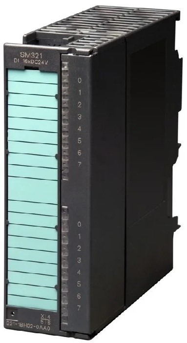 SIEMENS 6ES7321-1BH02-0AA0 S7-300, módulo de entradas digitales SM 321, aislado galvánicamente 16 DI, DC 24V