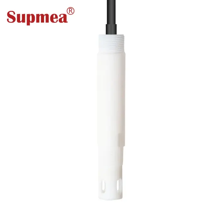 SUPMEA SUP-PH5013A, electrodo para medición de pH en medios corrosivos, membrana de vidrio y cuerpo de PTFE