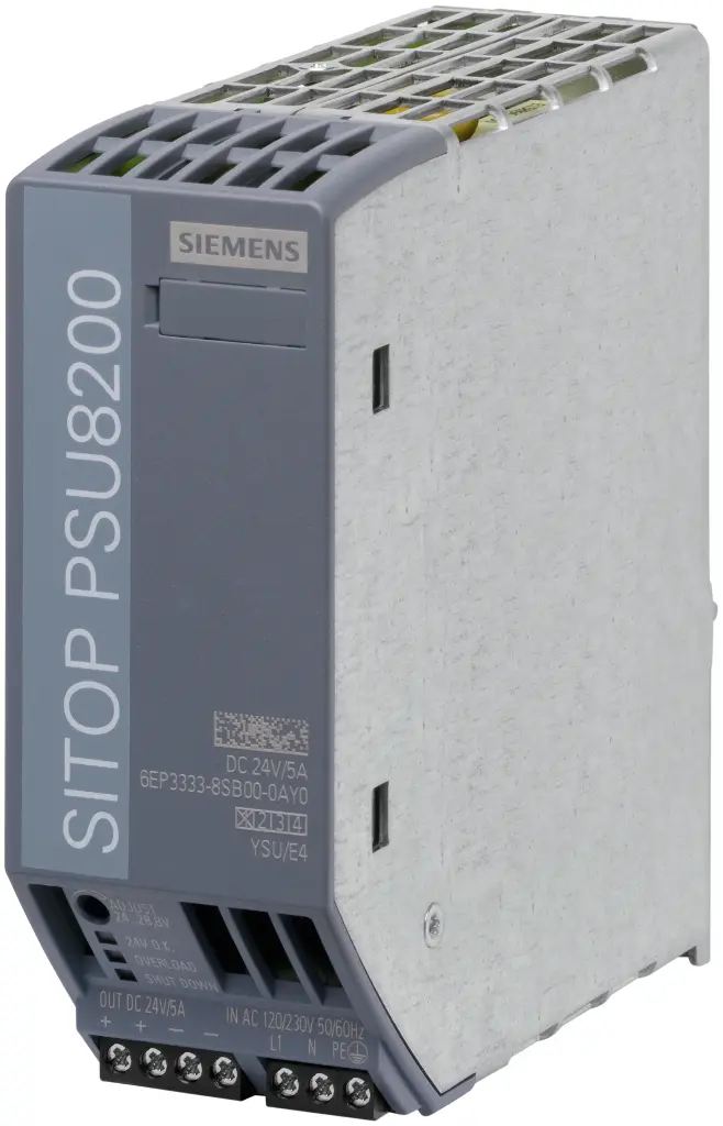 SIEMENS 6EP3333-8SB00-0AY0 SITOP PSU8200 24 V/5 A fuente de alimentación estabilizada entrada: 120/230 V AC salida: 24 V DC/5 A