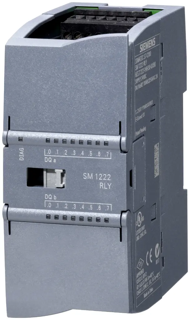 SIEMENS 6ES7222-1HH32-0XB0 S7-1200, módulo de salidas digitales SM 1222, 16 DO, relé 2 A