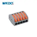 WKDQ VSE-415-A Conector Compacto de Empalme Push-In (alternativa Wago 222-415)