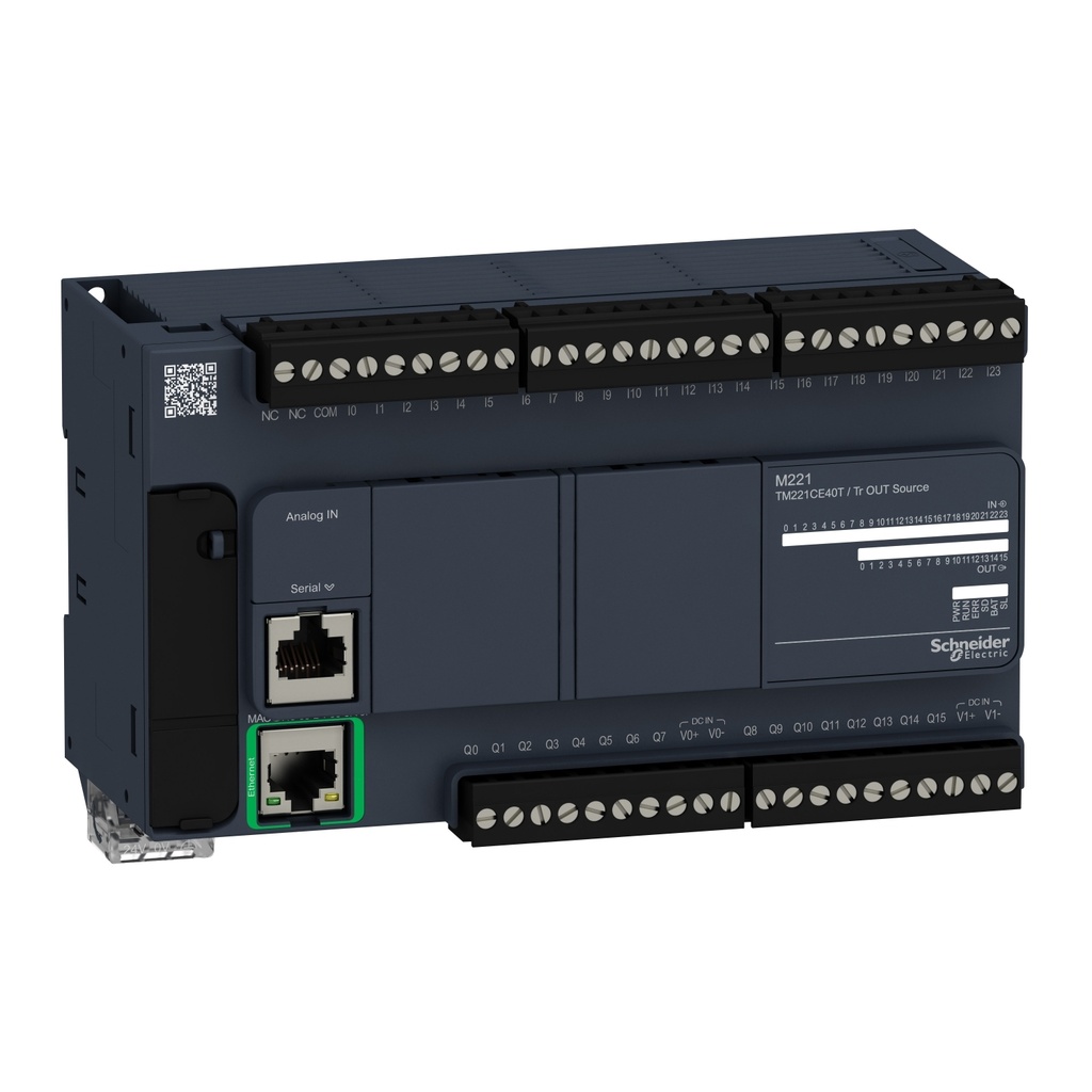 SCHNEIDER TM221CE40T M221 PLC 40 ES TR PNP ETH COMPACT