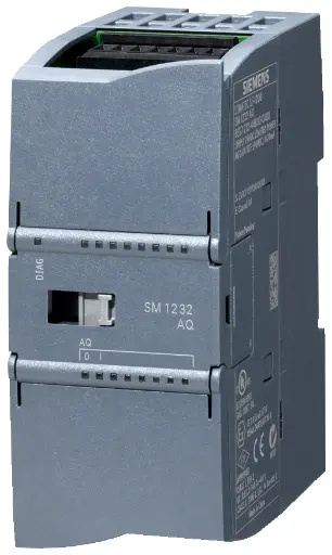 SIEMENS 6ES7232-4HD32-0XB0 S7-1200, Salida analógica, SM 1232, 4 AO, +/-10V, Resolución de 14 bits, o 0-20 mA/4-20 mA, Resolución de 13 bits