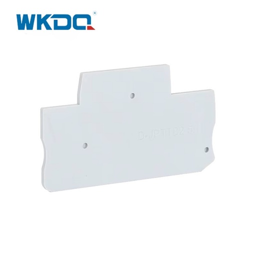 WKDQ D-JPTTB 2.5 tapa final cobertor extremo para riel DIN (alternativa Phoenix Contact D-PTTB 2,5)